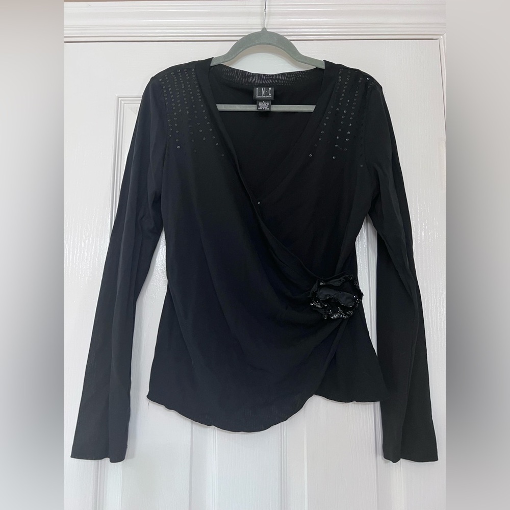 Vintage Y2K INC Black Long Sleeve Tee